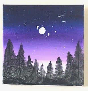 How to Paint a Night Sky Scene : 8 Steps (with Pictures) - Instructables