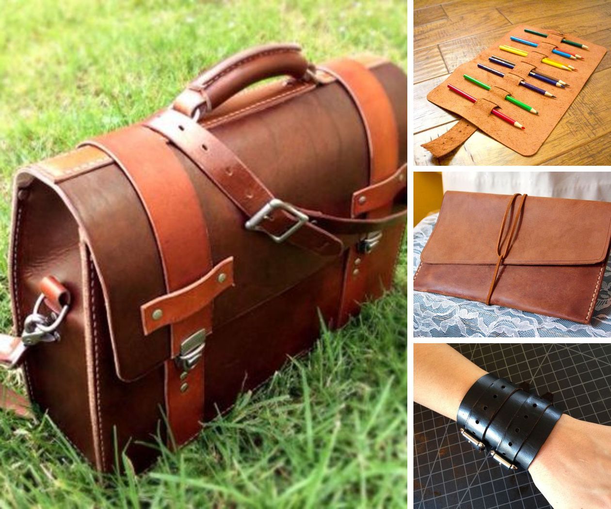 DIY guide for Great Leather Projects with step-by-step instructions