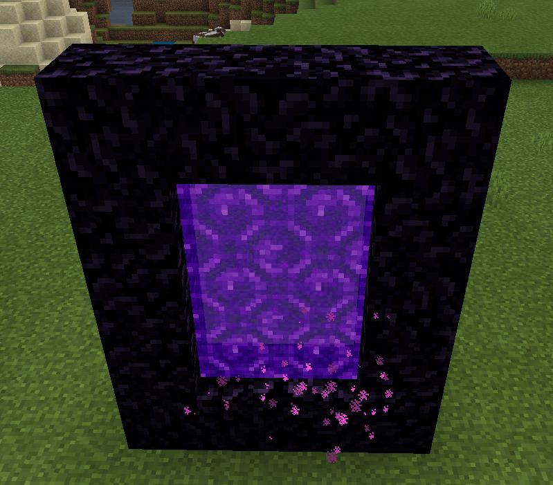 How To Make A Minecraft Nether Portal 6 Steps Instructables