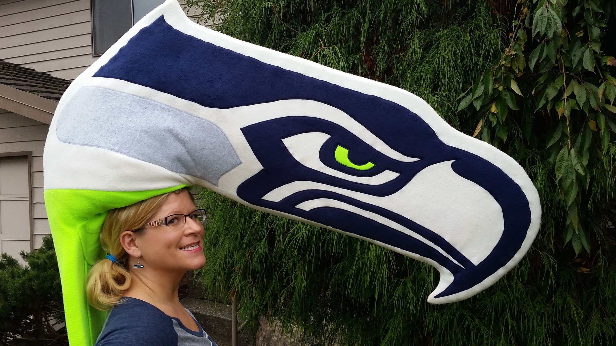 Sew Yourself a Seahawk (or Other Logo 