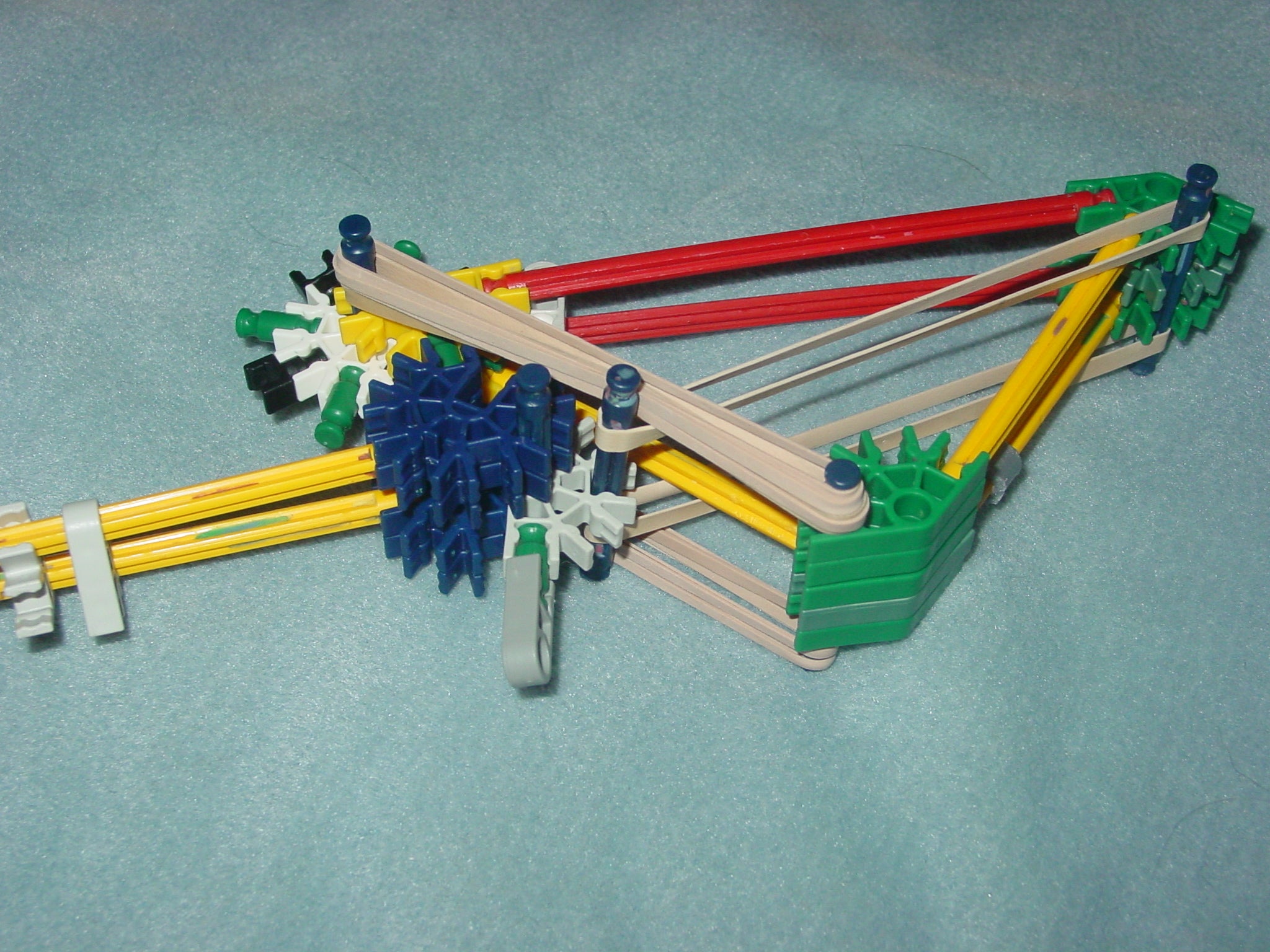 Knex Rubber Band Gun 4 Steps Instructables