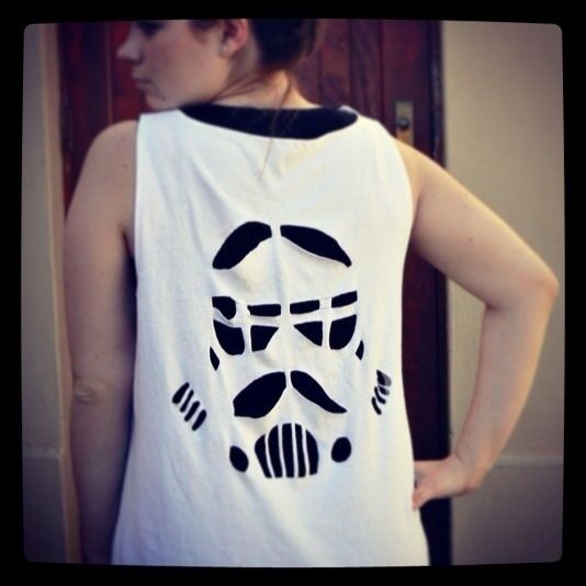 Skull Cutout T-shirt (with Pictures 