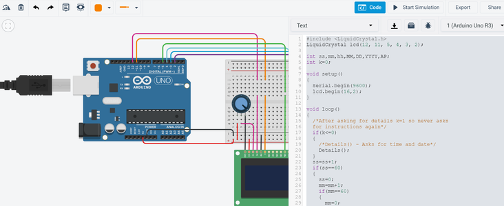 Digital Clock Using Tinkercad : 5 Steps - Instructables