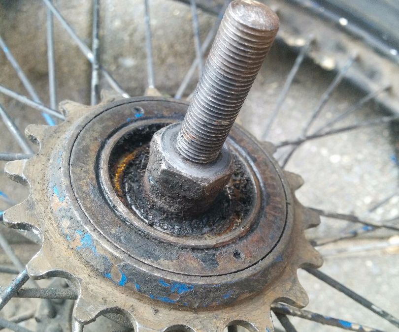 Cleaning bike wheel bearings Clearance