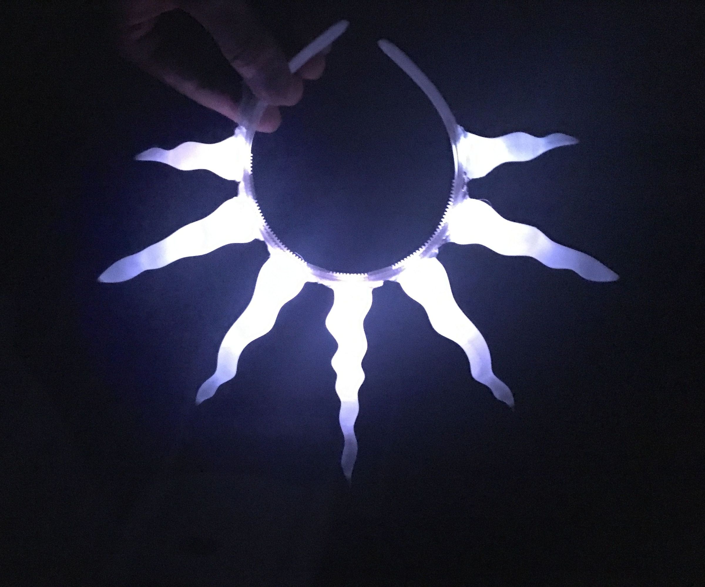 3d printed tentacles led headpiece DIY Project DIY Project Image