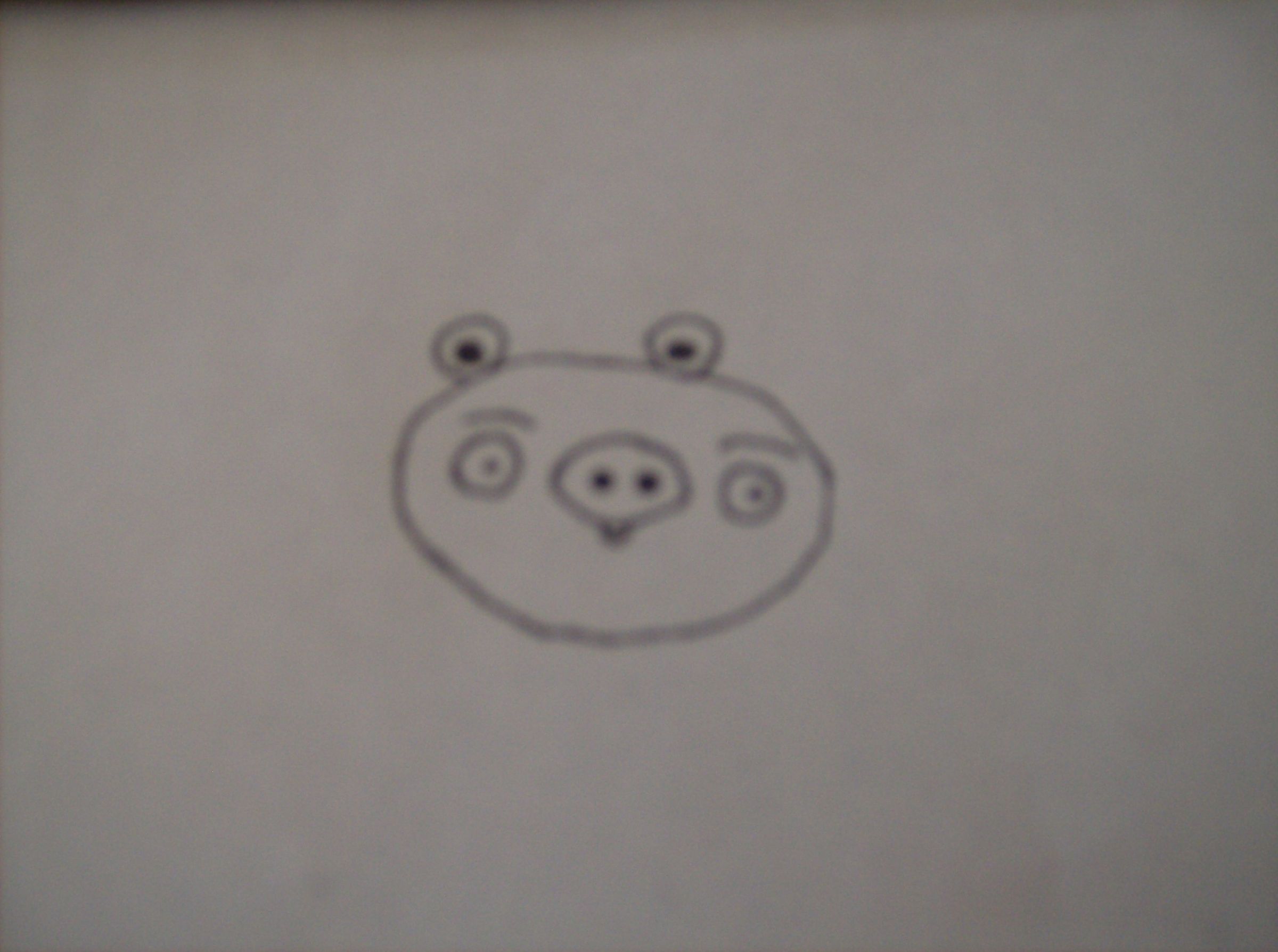 how to draw an angry birds pig DIY Project DIY Project Image