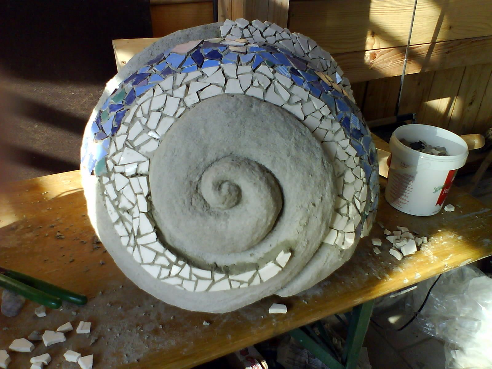 Garden Sculpture With Mosaic Instructables