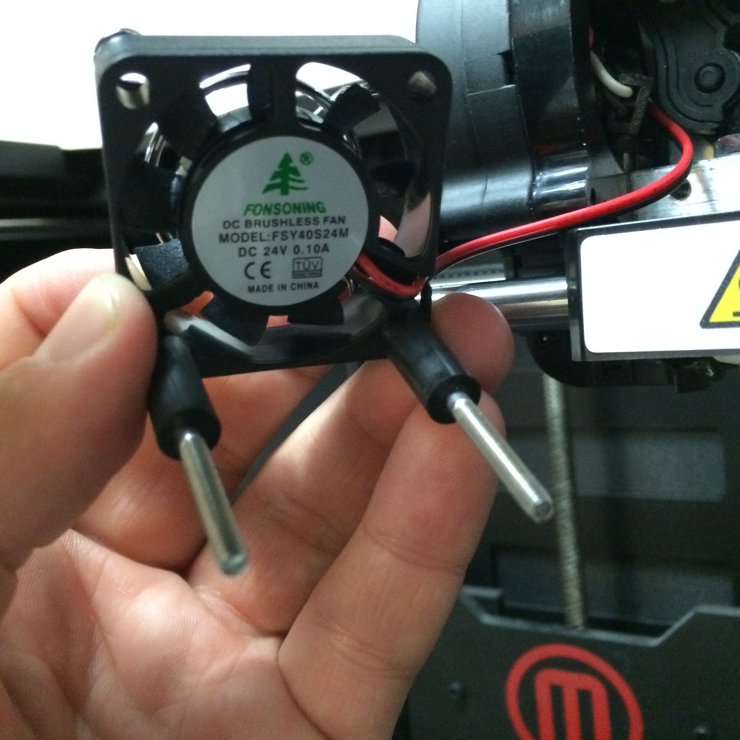 Replacing Front Fan on Makerbot Replicator 2 8 Steps Instructables