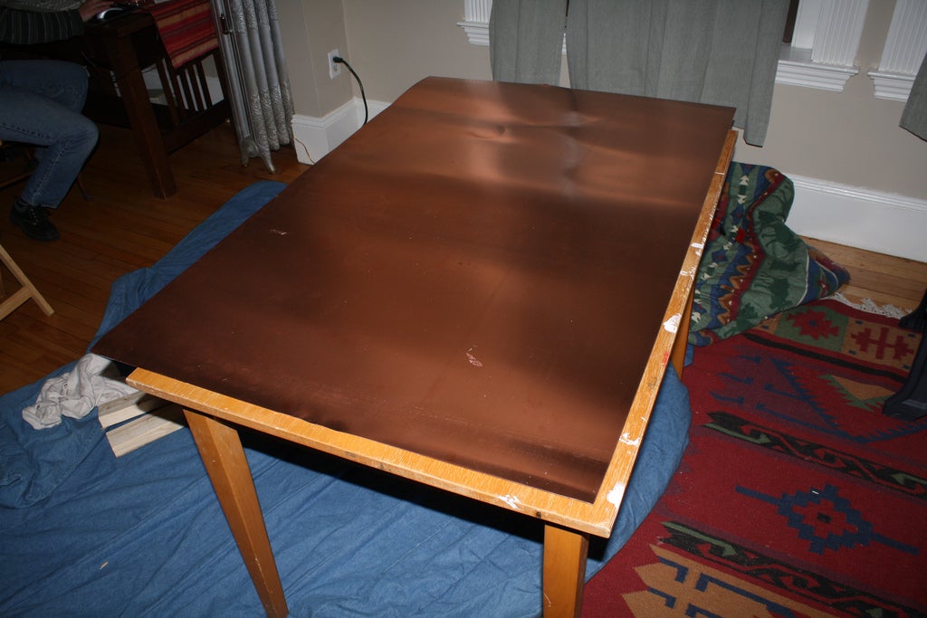 Put A Copper Top On A Table 9 Steps Instructables