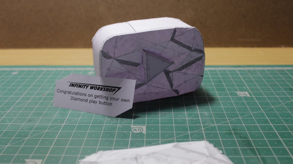 Concrete Youtube Diamond Play Button Paperweight 14 Steps With Pictures Instructables Concrete Youtube Diamond Play Button Paperweight 14 Steps With Pictures Instructables
