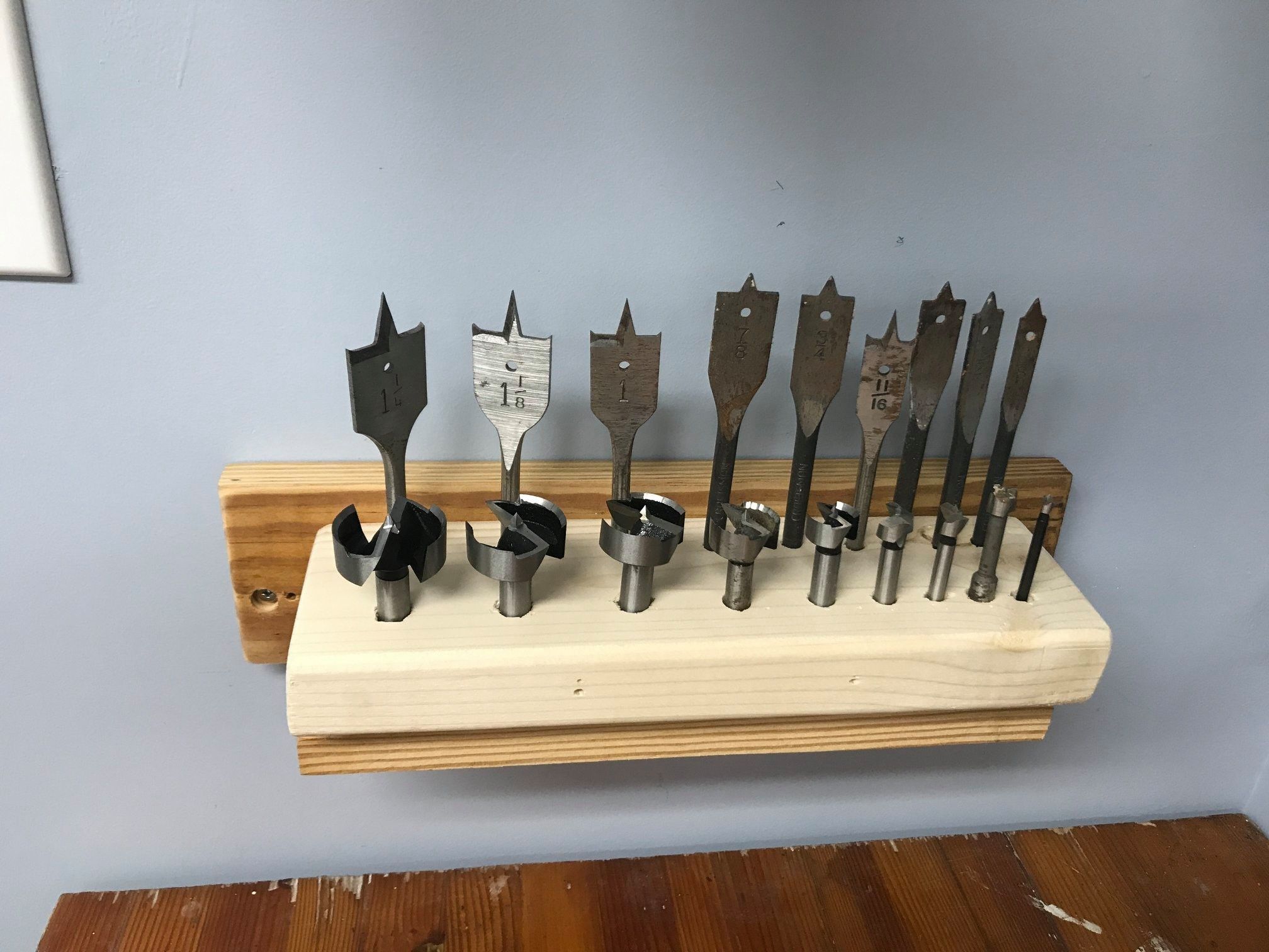 Forstner Bit / Spade Bit Holder and Display Instructables