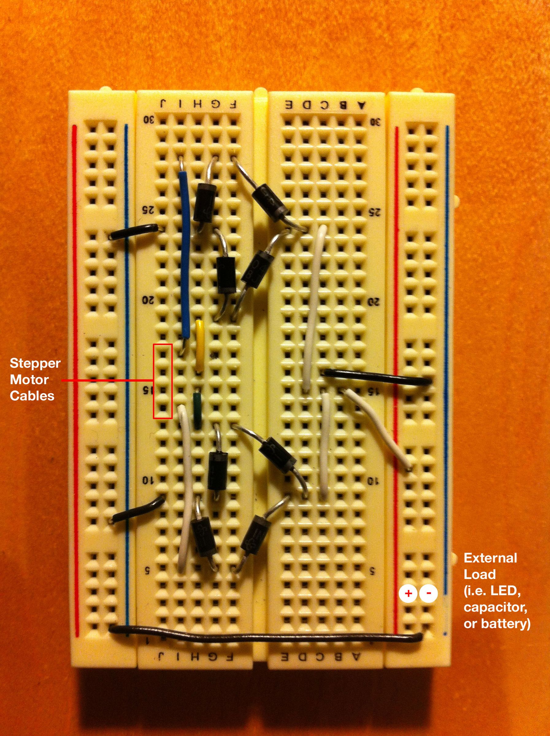 Stepper Motor Generator 3 Steps Instructables