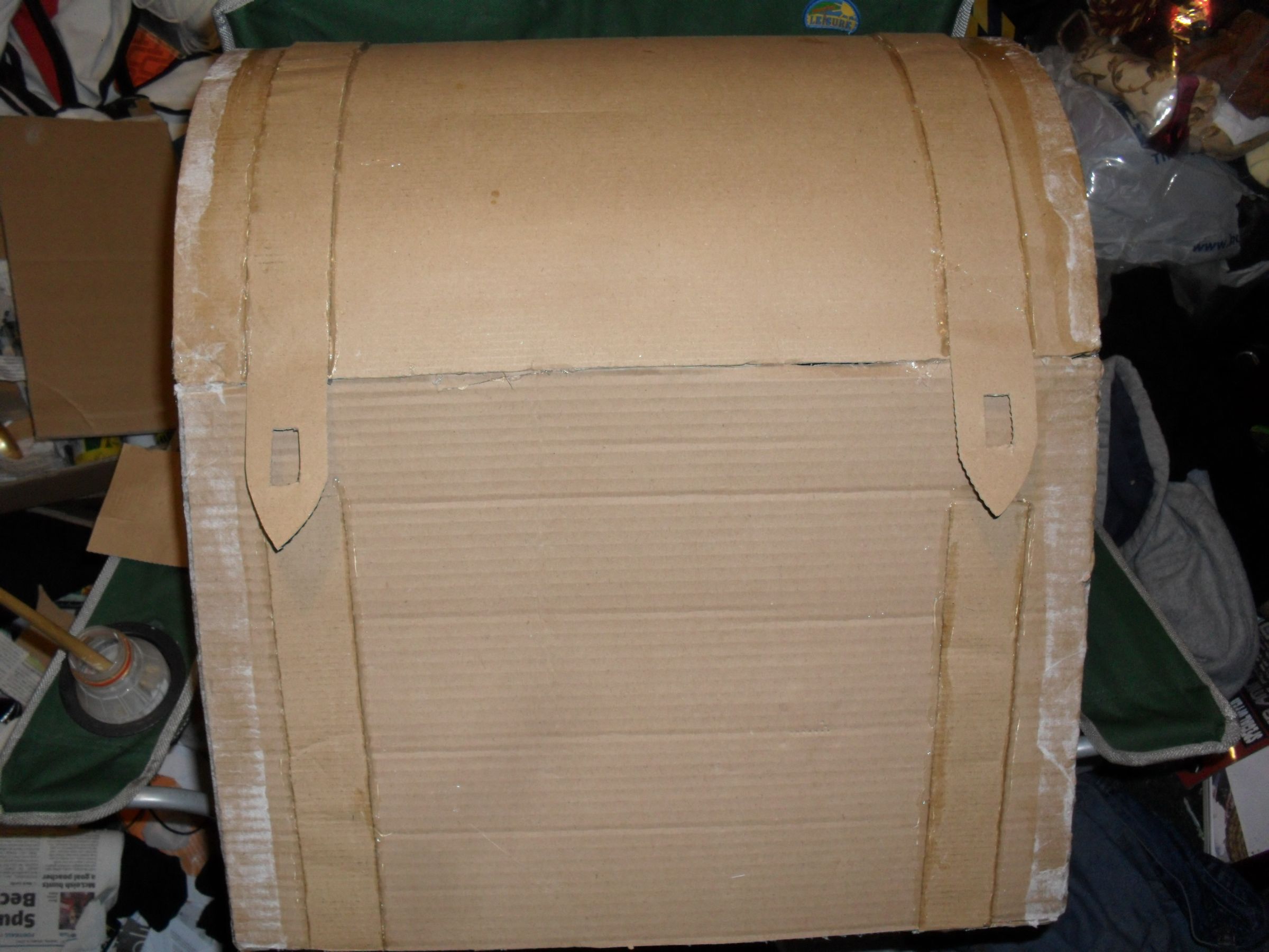 Cardboard Props How to Make a Pirate Treasure Chest 10 Steps (with