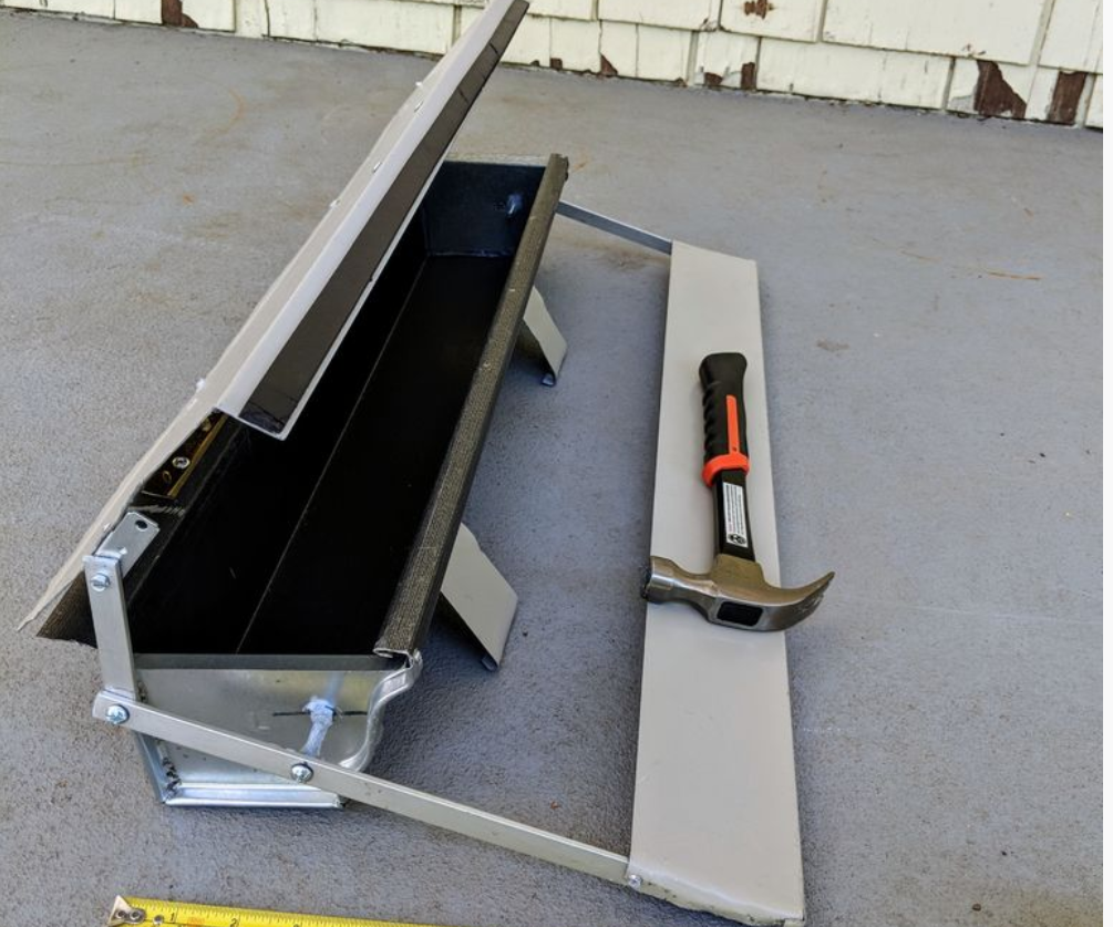 Automatic Chicken Feeder With Upcycled Gutter & Metal Pieces 14 Steps (with Pictures