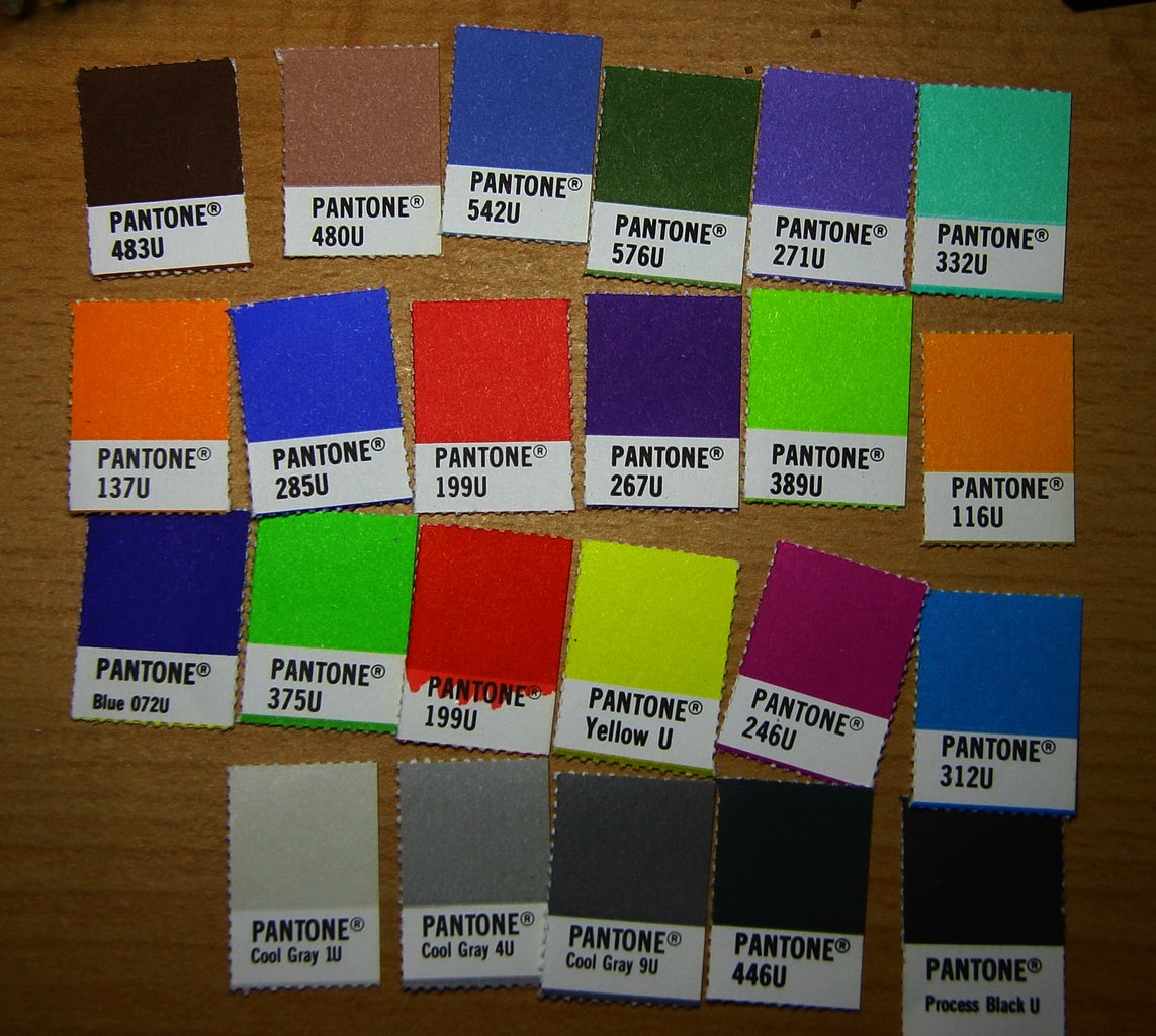 DIY Color Checker 8 Steps (with Pictures) Instructables