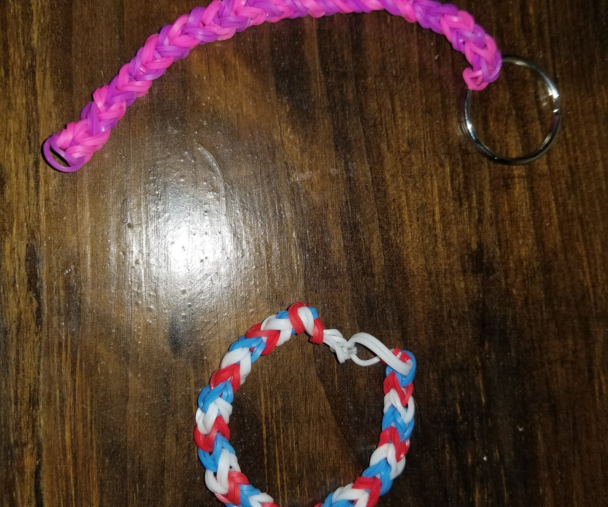 Loom Band Bracelet/key Chain 9 Steps Instructables