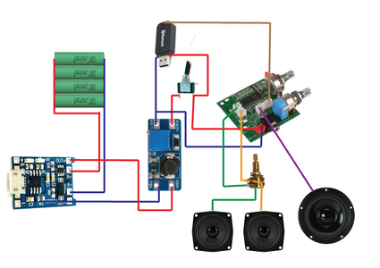 20w 2 1 Bluetooth Speaker 4 Steps With Pictures Instructables - Diy Bluetooth Speaker Diagram 20w 2 1 Bluetooth Speaker 4 Steps With Pictures Instructables - Diy Bluetooth Speaker Diagram