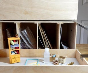 DIY 3-Tier Plywood Stacking Box for Hobby Supplies