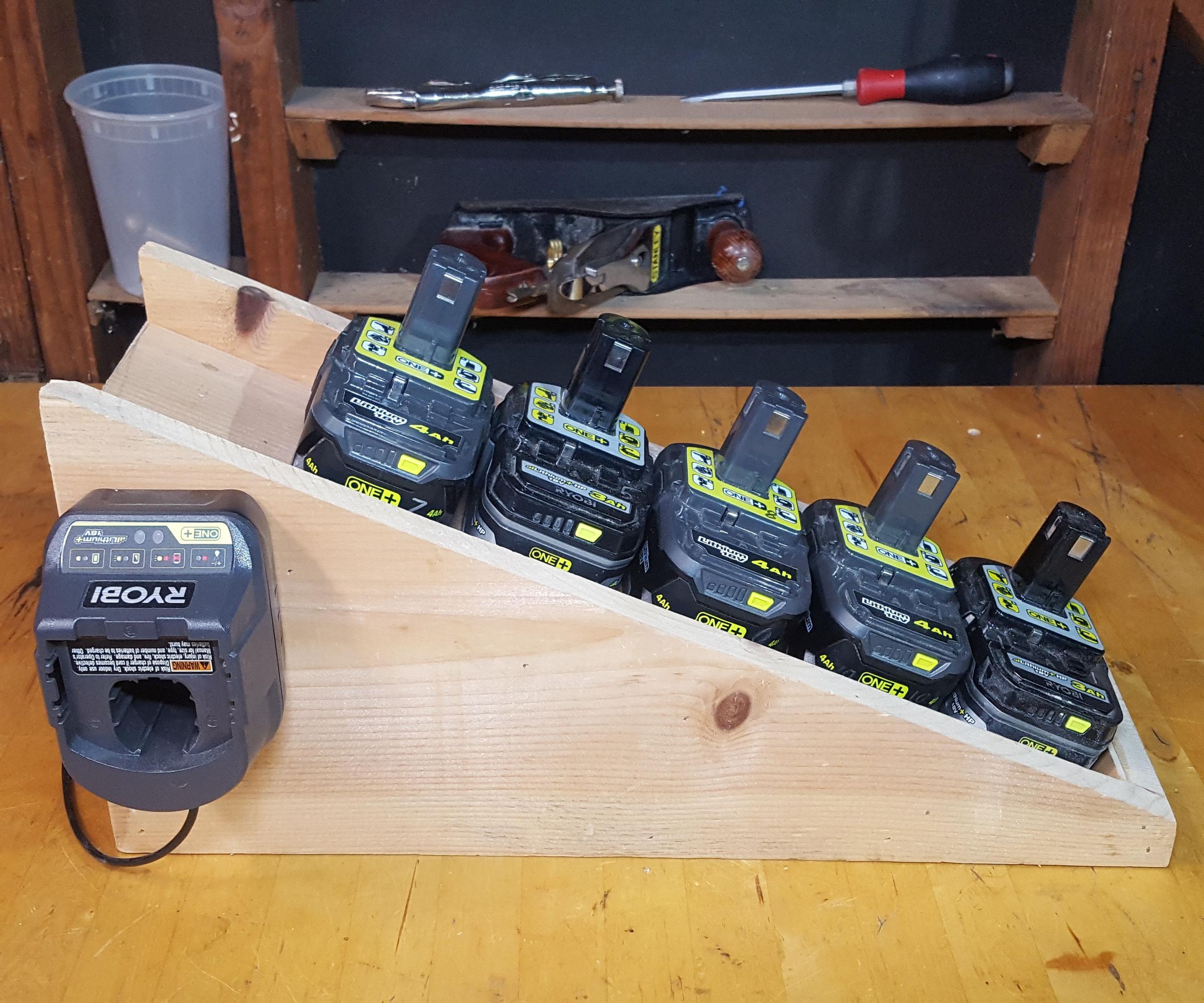 Battery Slide (Cordless Tool Battery Holder) 