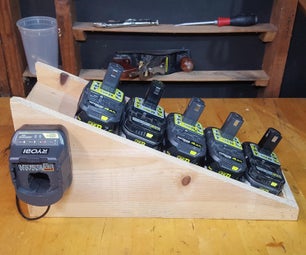 Battery Slide (Cordless Tool Battery Holder)