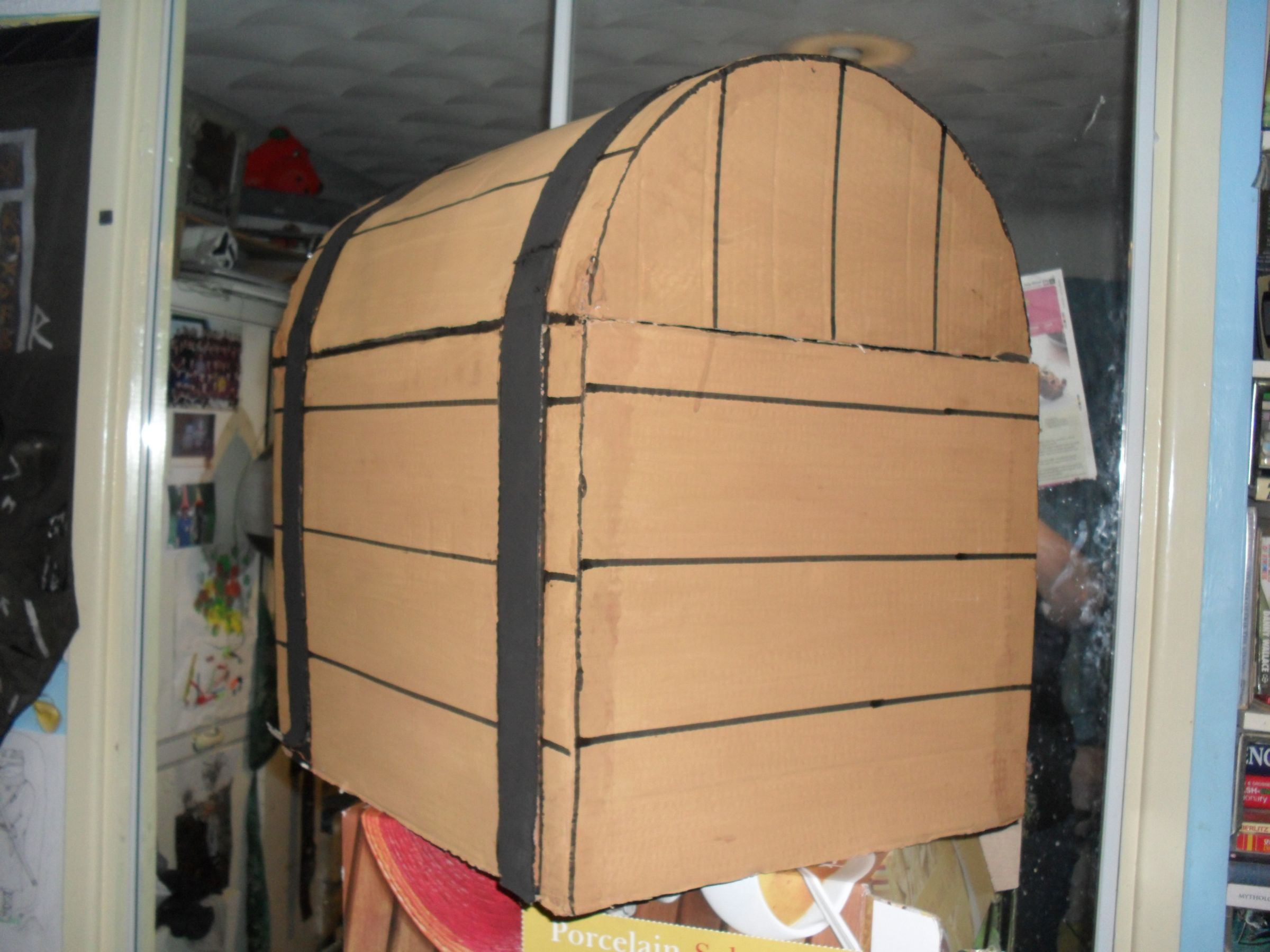 Cardboard Props How to Make a Pirate Treasure Chest 10 Steps (with