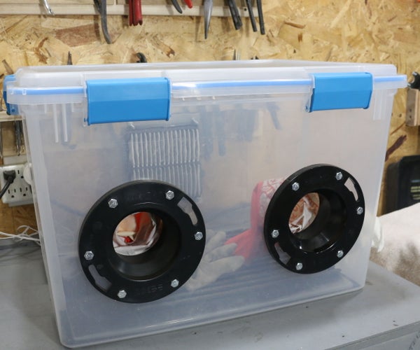 DIY Sandblasting Cabinet and Etching Glass