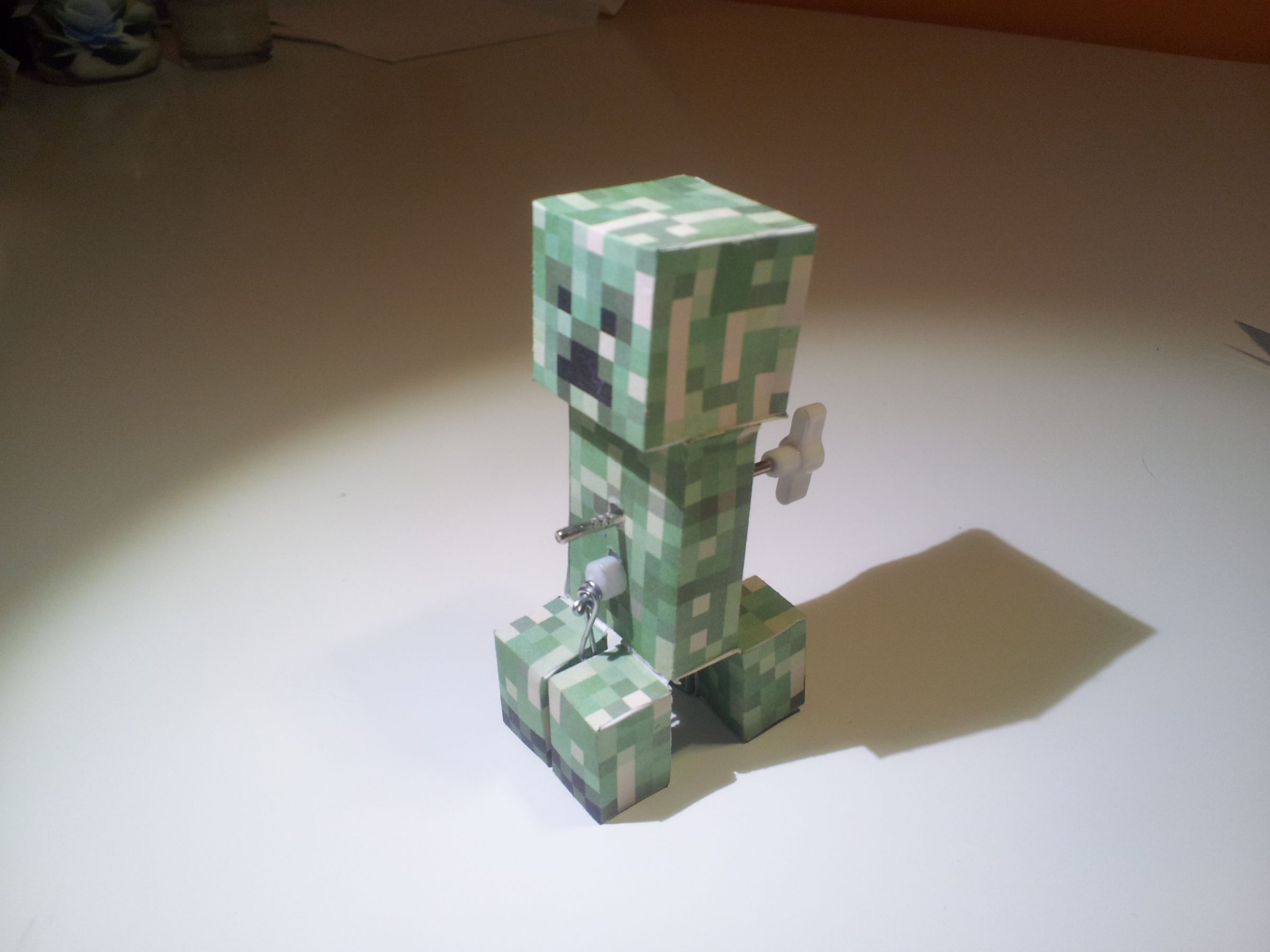 windup minecraft creeper DIY Project DIY Project Image