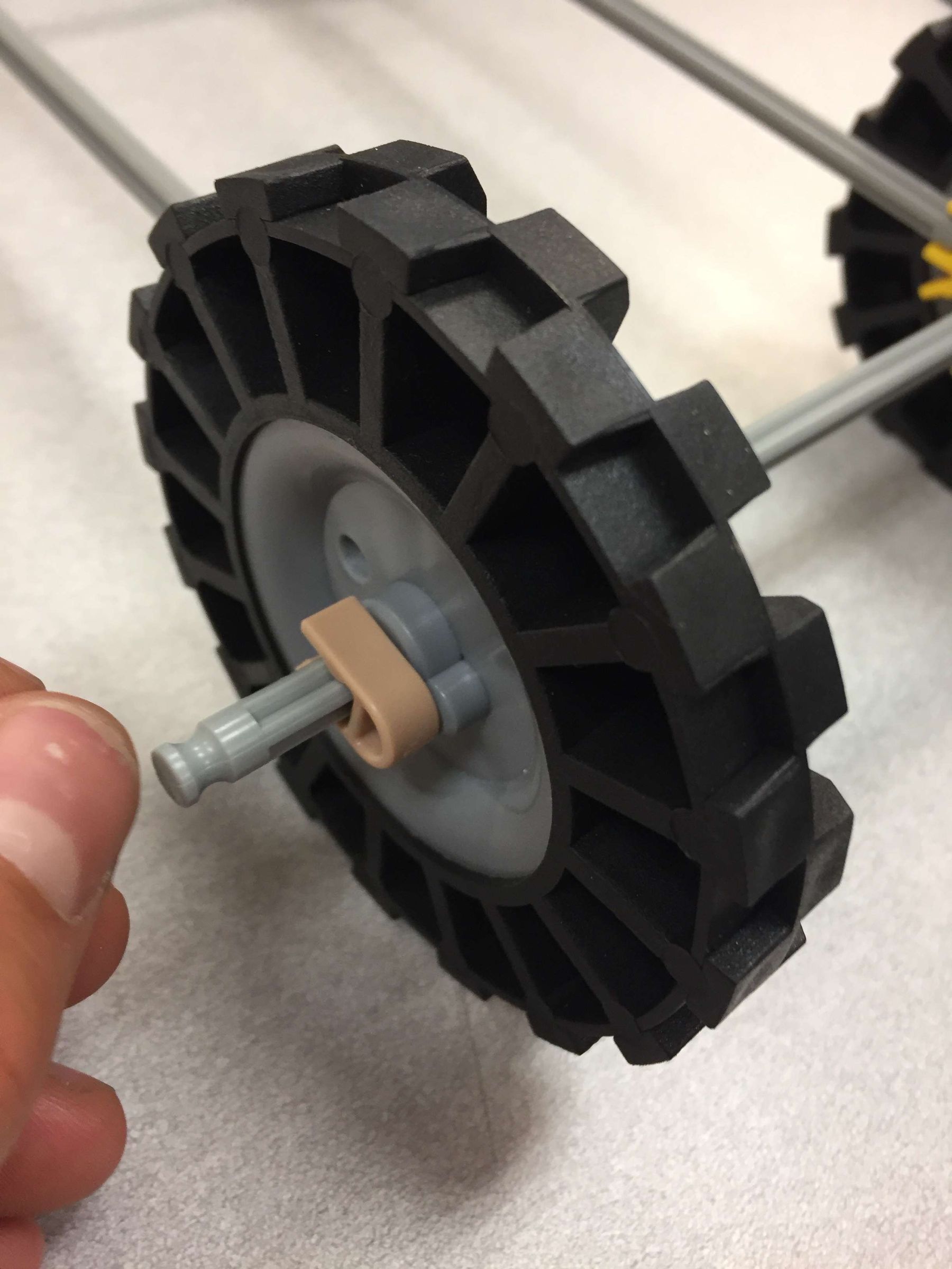 Knex Rubber Band Car 5 Steps Instructables