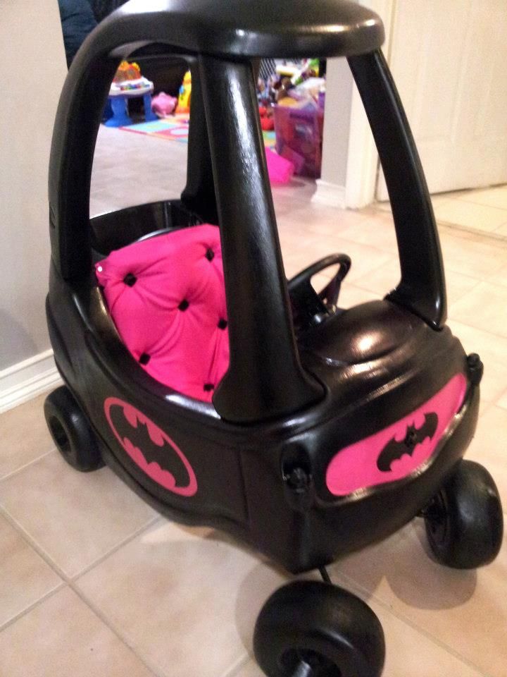 Little Girl's Bat Mobile!
