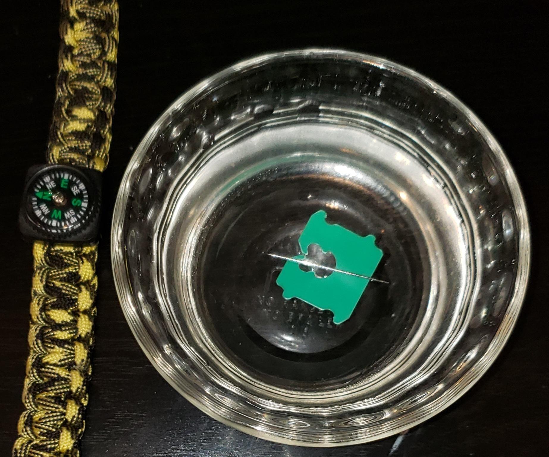 DIY Compass With Common Items 3 Steps Instructables