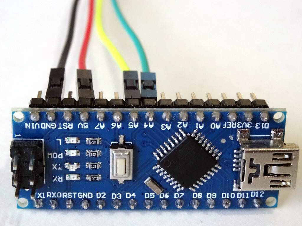 Arduino Nano Simple Ssd1306 I2c Oled Analog Display With Visuino 7 Steps Instructables