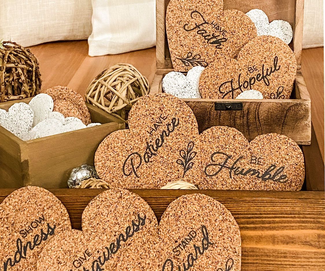 Easy DIY Cork Coasters Using Heat Transfer Vinyl 11 Steps (with