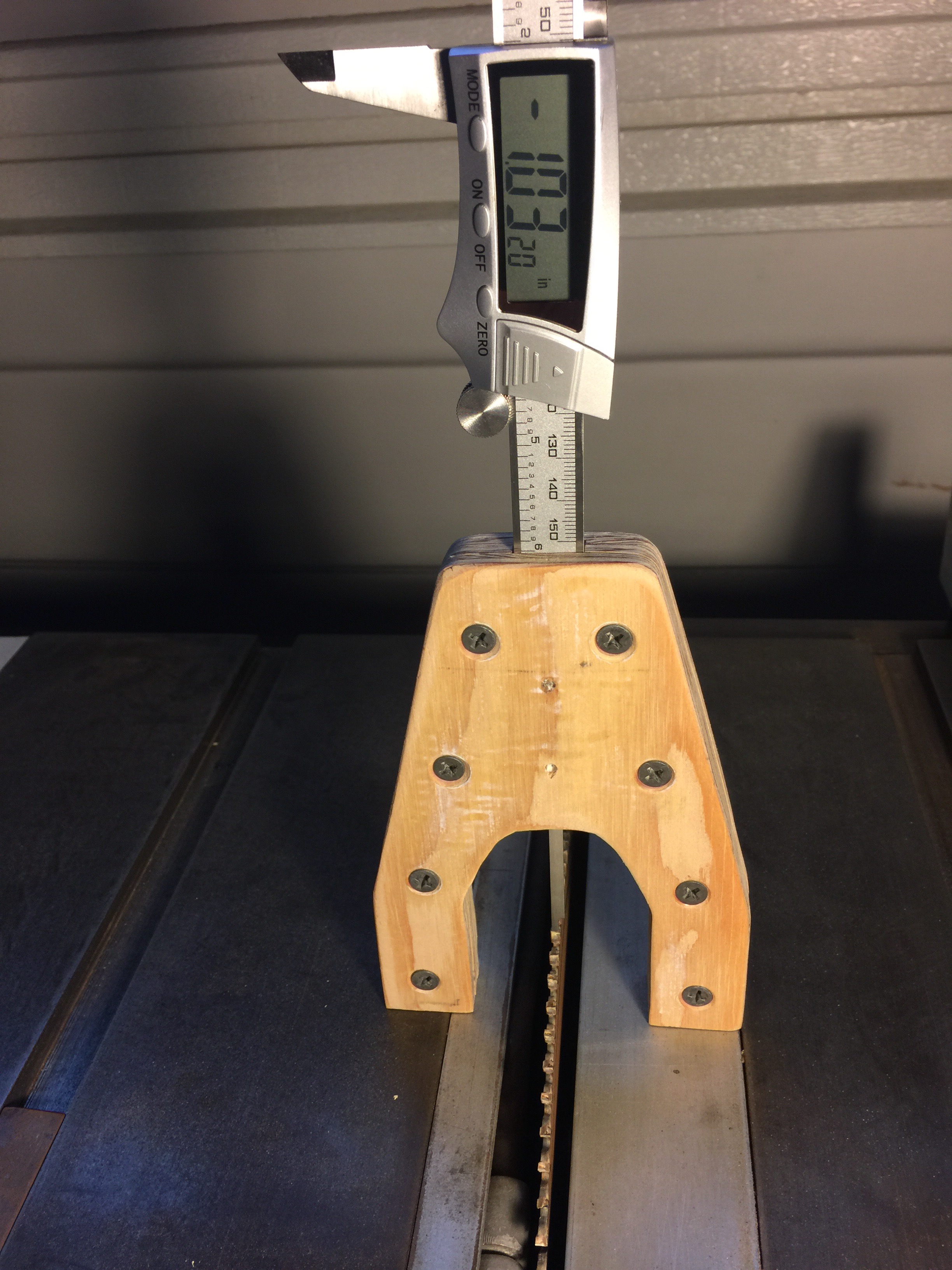 TABLE SAW BLADE HEIGHT GAUGE 9 Steps (with Pictures) Instructables