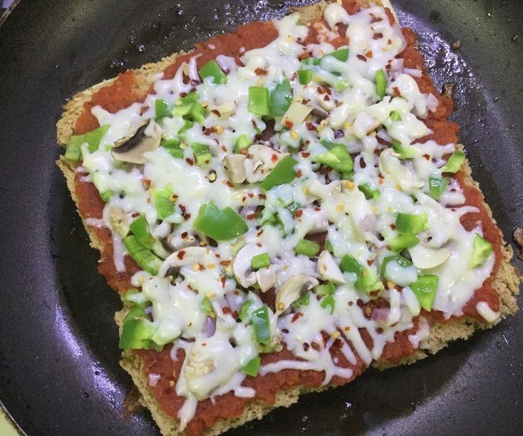 DIY guide for Double Decker Bread Pizza on Stovetop with step-by-step instructions