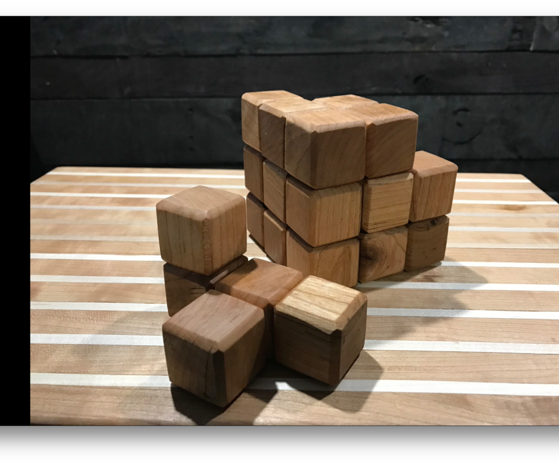 Wood cube puzzle секреты