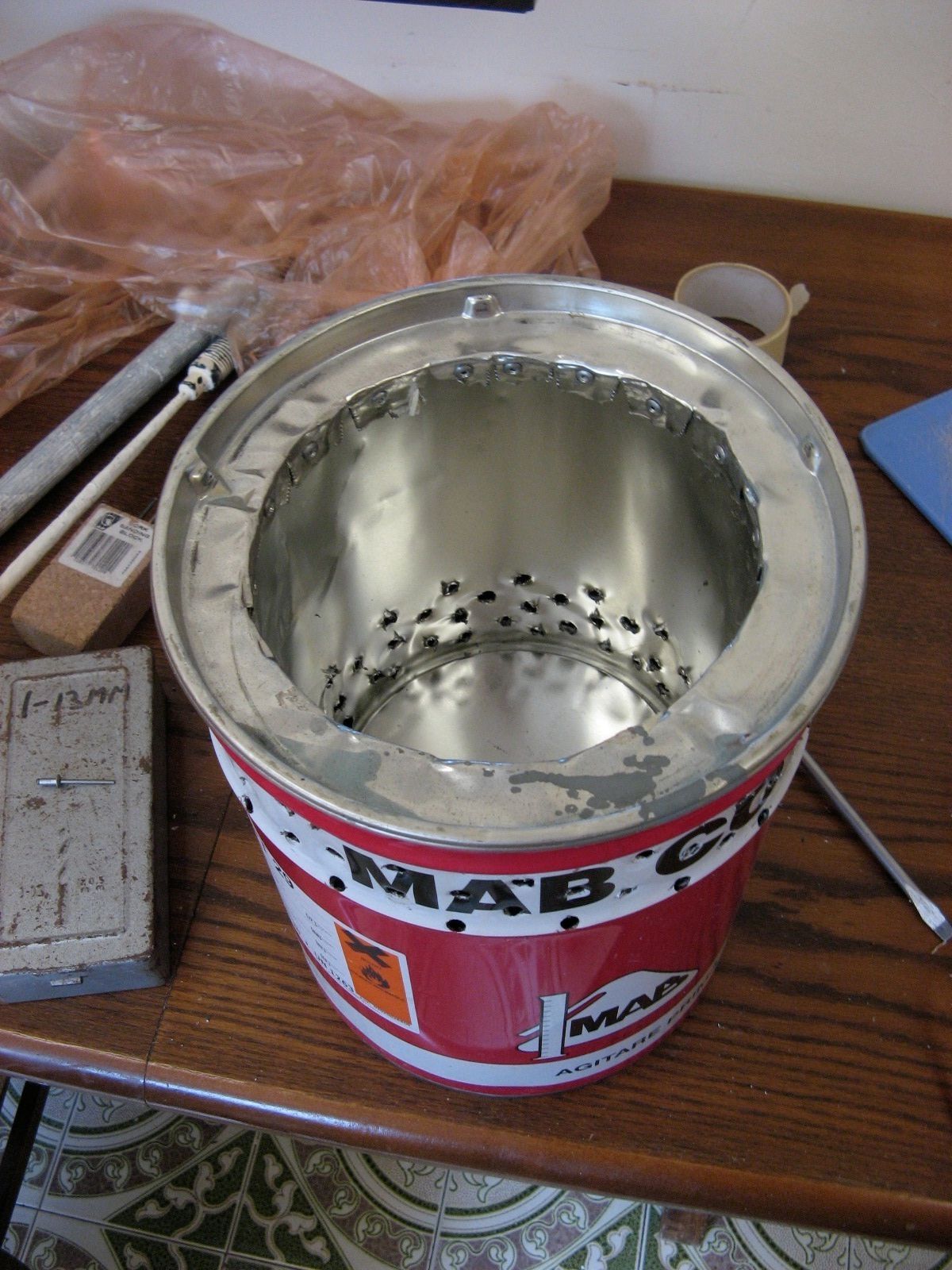 Step-by-step guide for can in can grill DIY Project DIY project