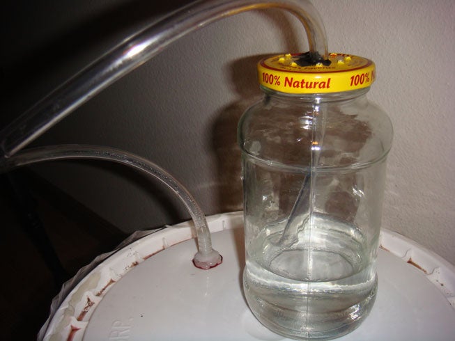 How To Make Your Own Fermentation Lock Not A Balloon 4 Steps Instructables