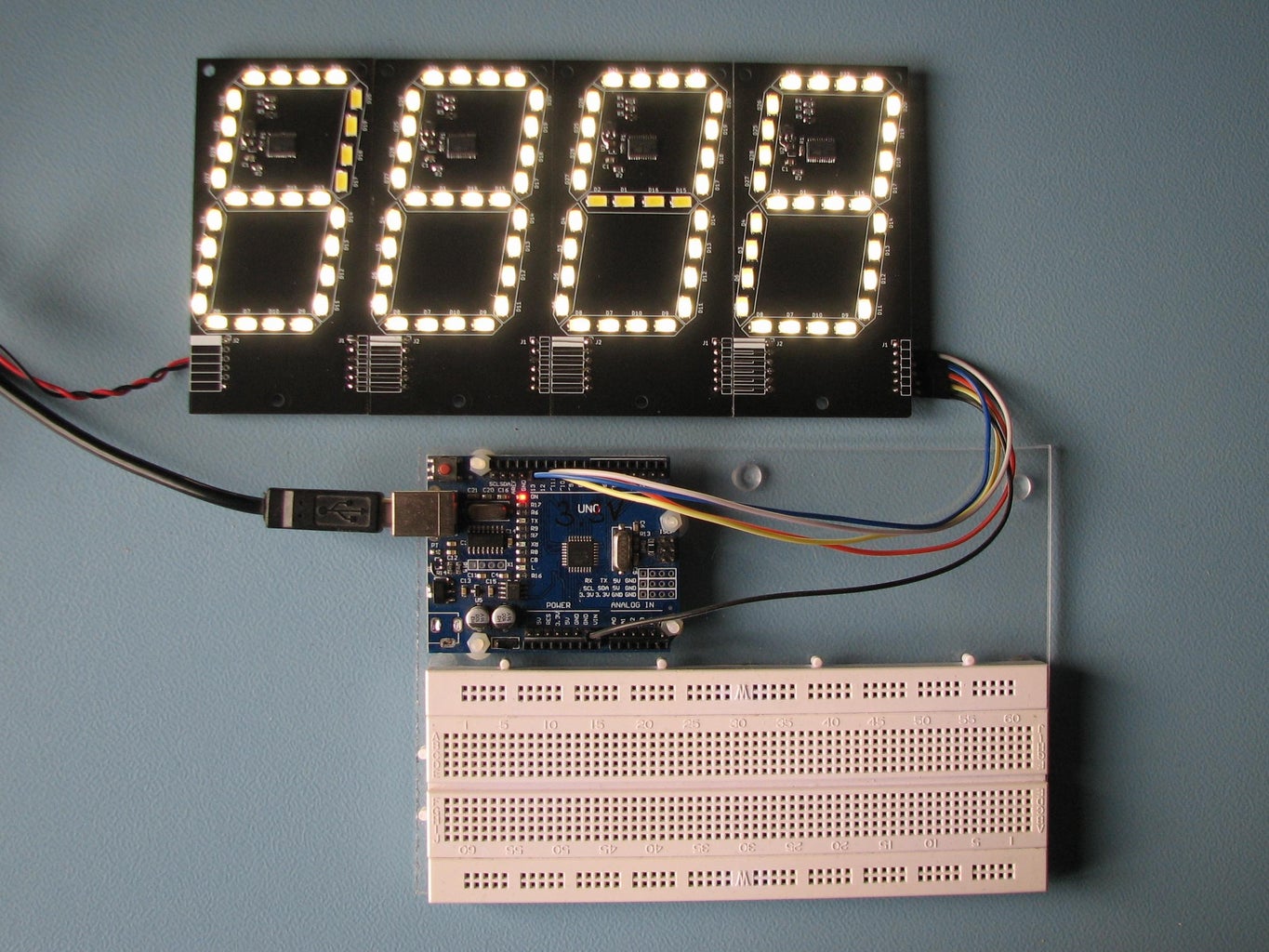 Big Seven Segment Display : 16 Steps (with Pictures) - Instructables