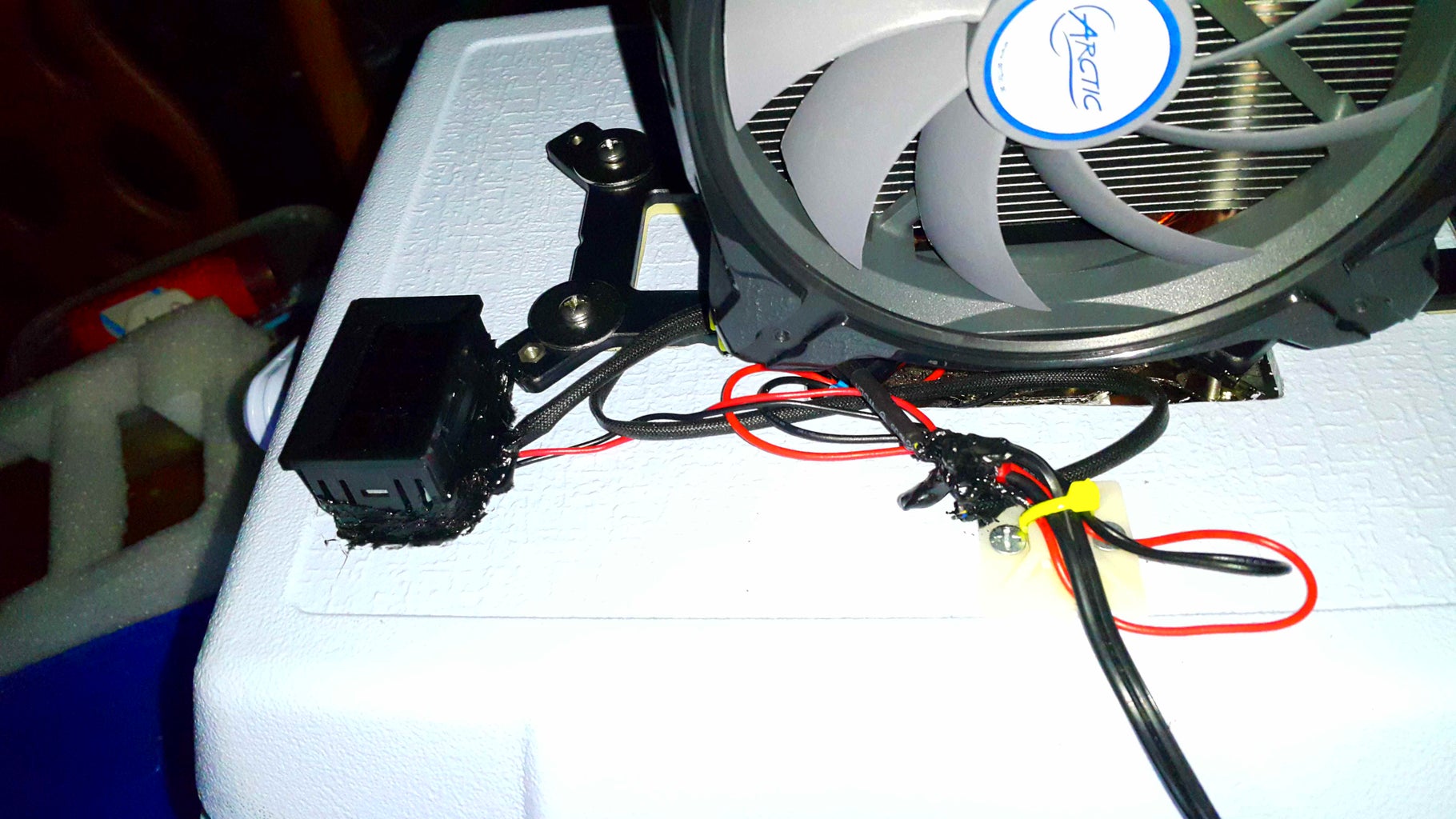 Making a Beefy Peltier Cooler! : 8 Steps (with Pictures) Circuit Diagram