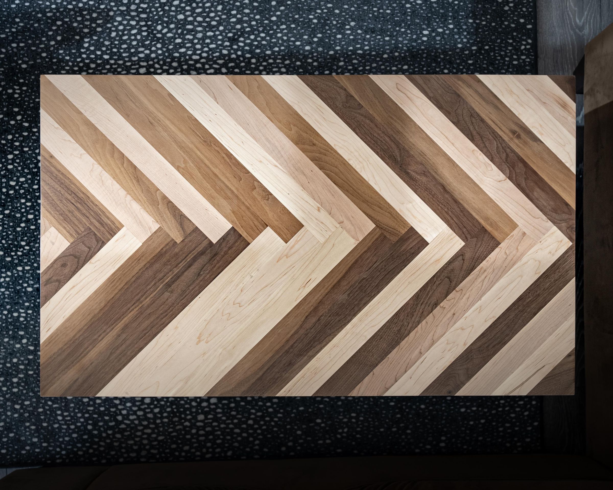 The Solid Wood Herringbone Pattern Table V2.0 19 Steps (with Pictures