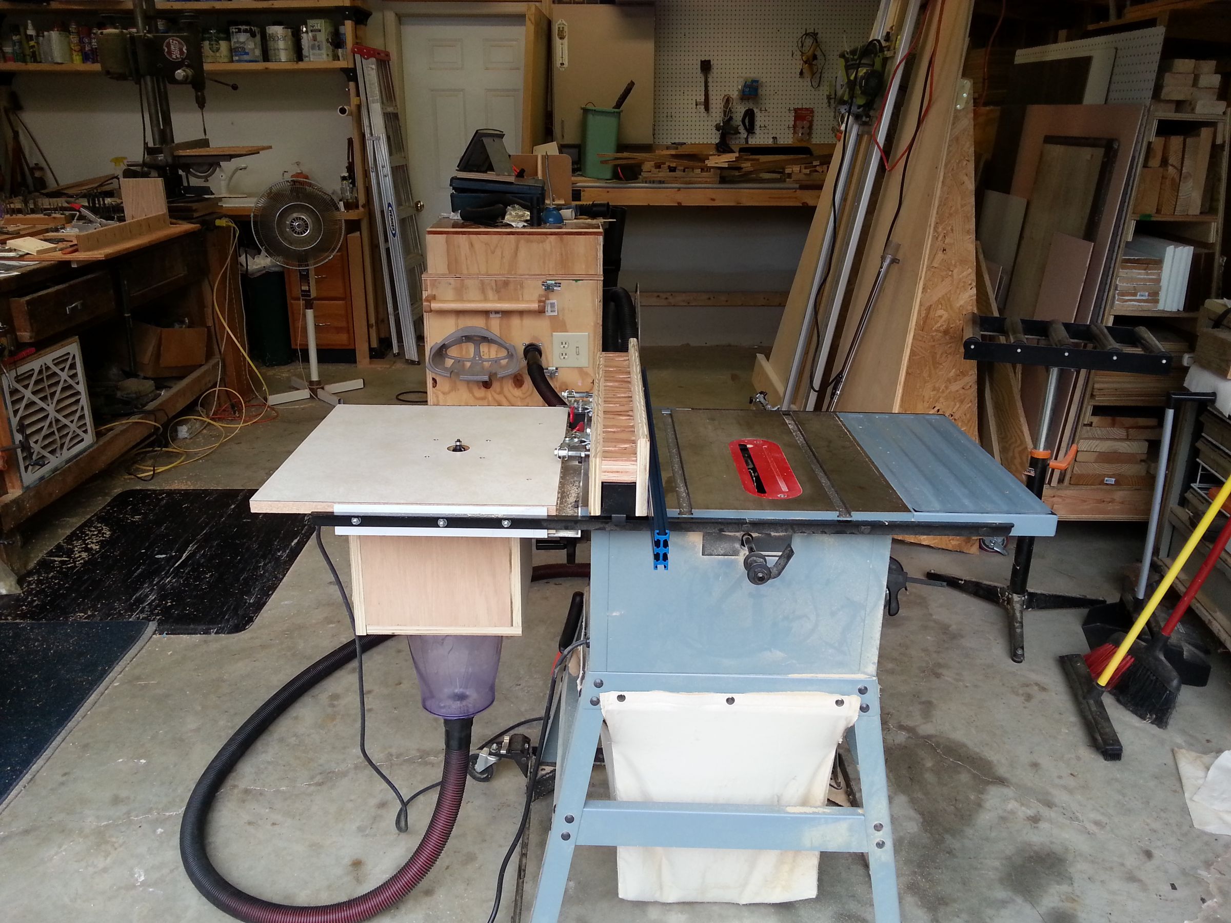 Auxiliary Aluminum Ttrack Fence for Your Table Saw for Under 50 12