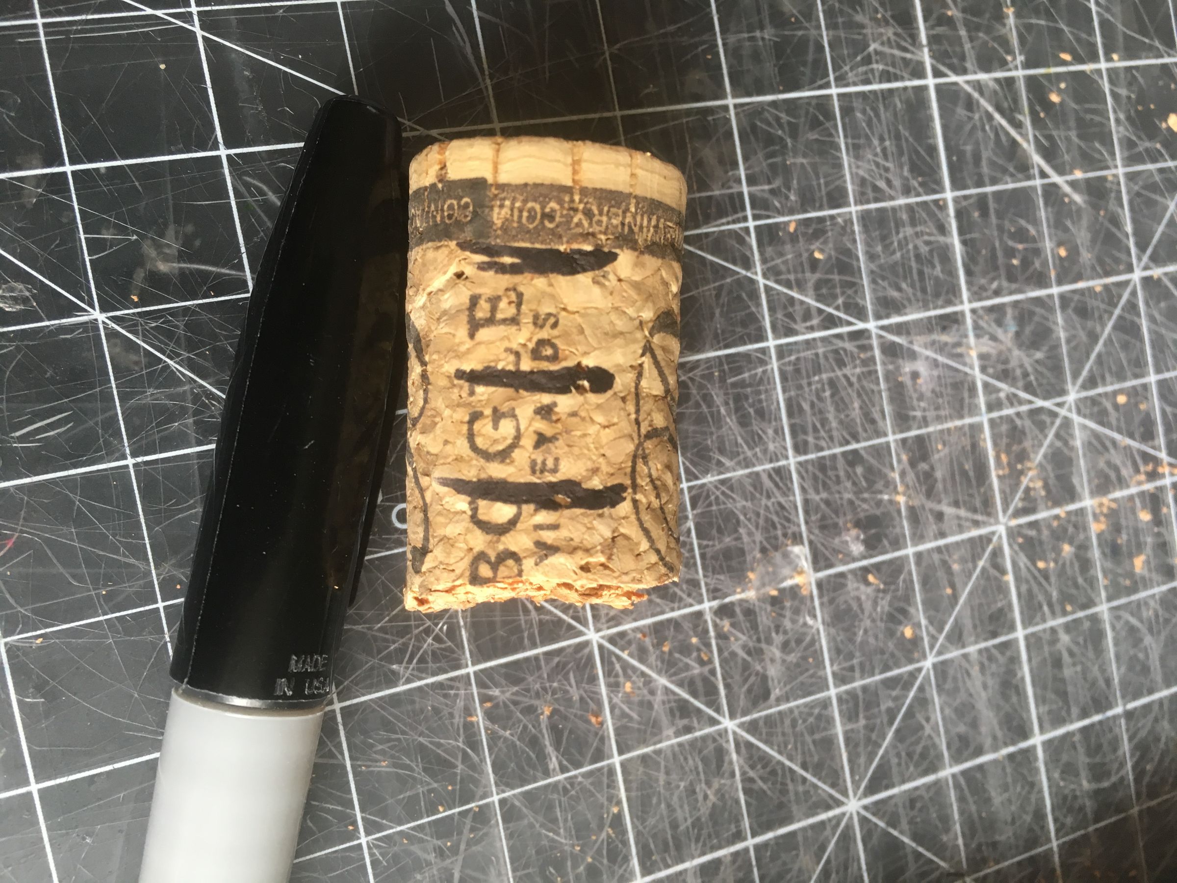 Wine Cork Cutting Hack 4 Steps Instructables