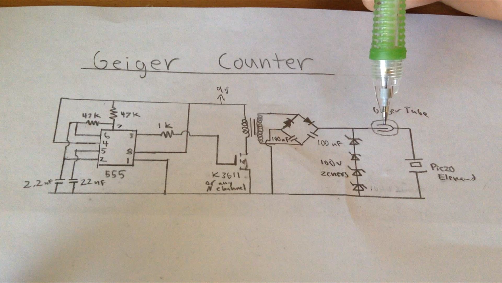 Simplest Geiger Counter : 7 Steps (with Pictures) - Instructables | Geiger Counter Wiring Diagram | | Instructables