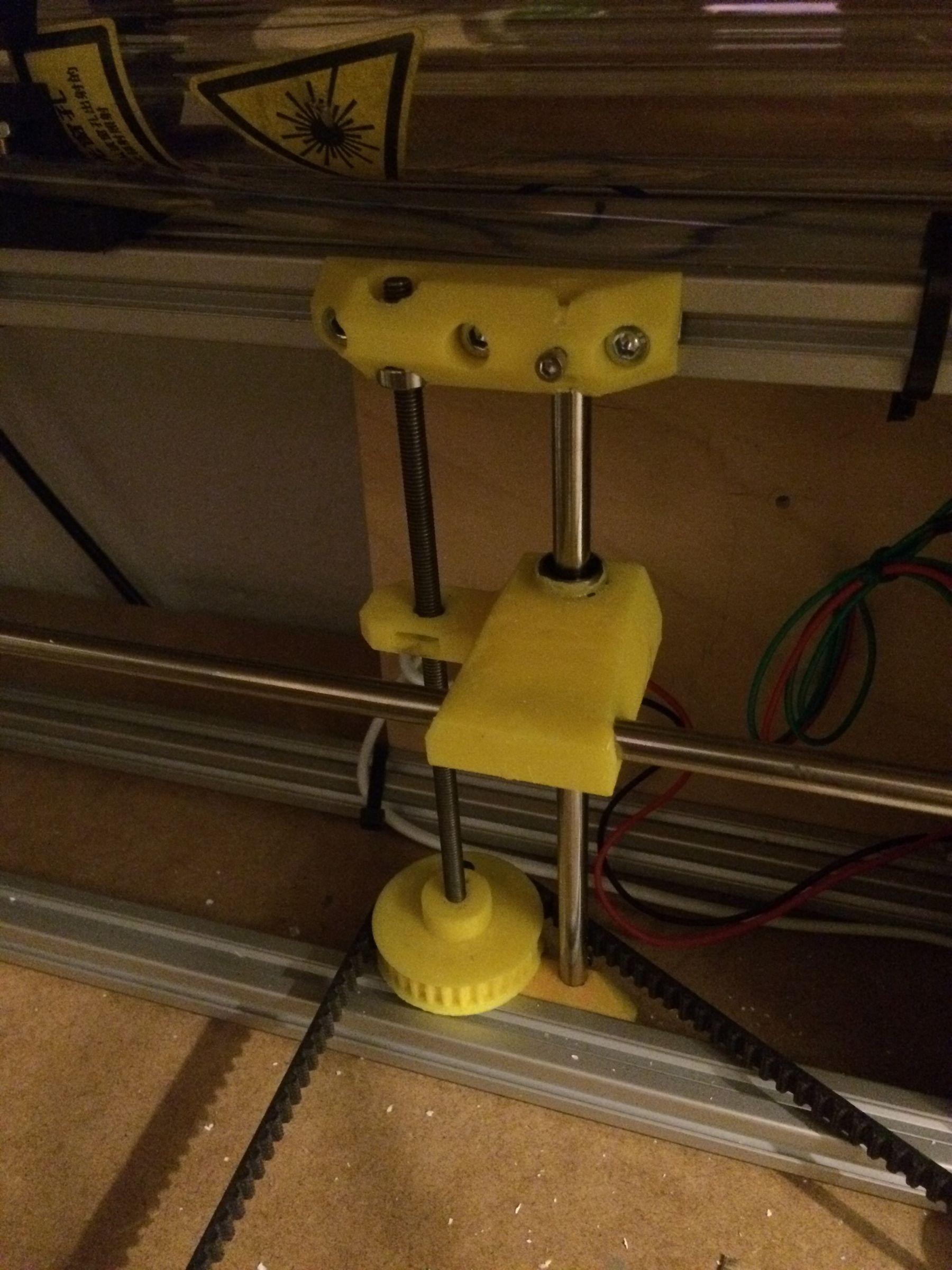 DIY 40W CNC Laser Cutter, From Bad to Better With 3D Printing 11