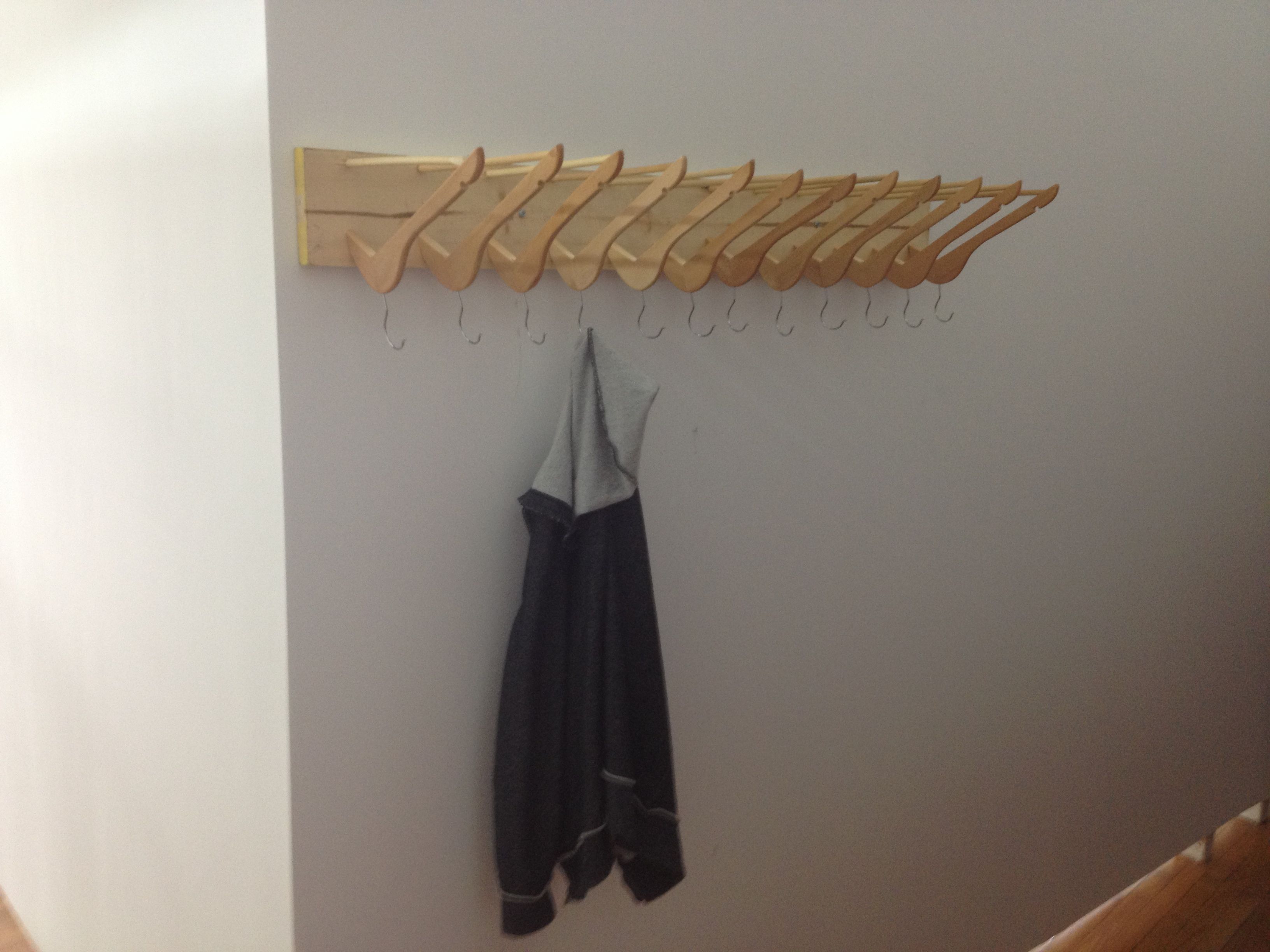 Recycled Coat Hanger Coat Rack 5 Steps (with Pictures) Instructables