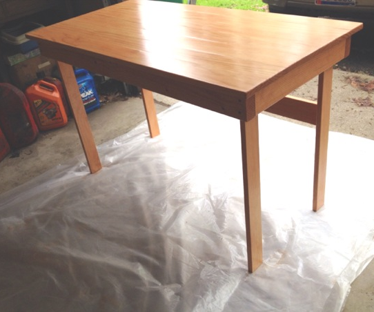 Step-by-step guide for beginner's desk/table DIY Project DIY project