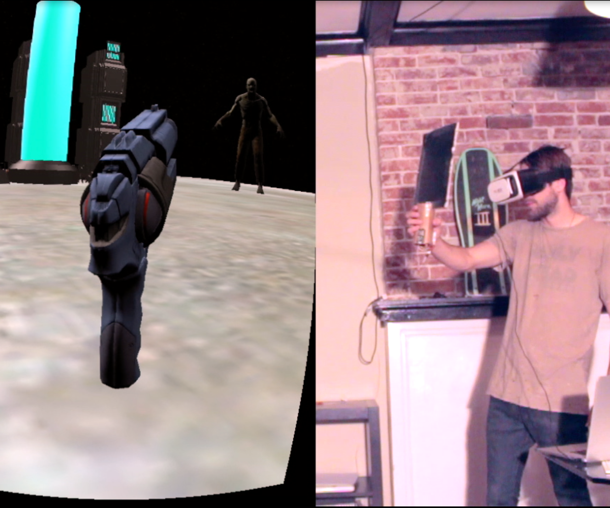 the oculus cardboard project: diy virtual reality gun with tracking using arduino and the esp8266 DIY Project DIY Project Image