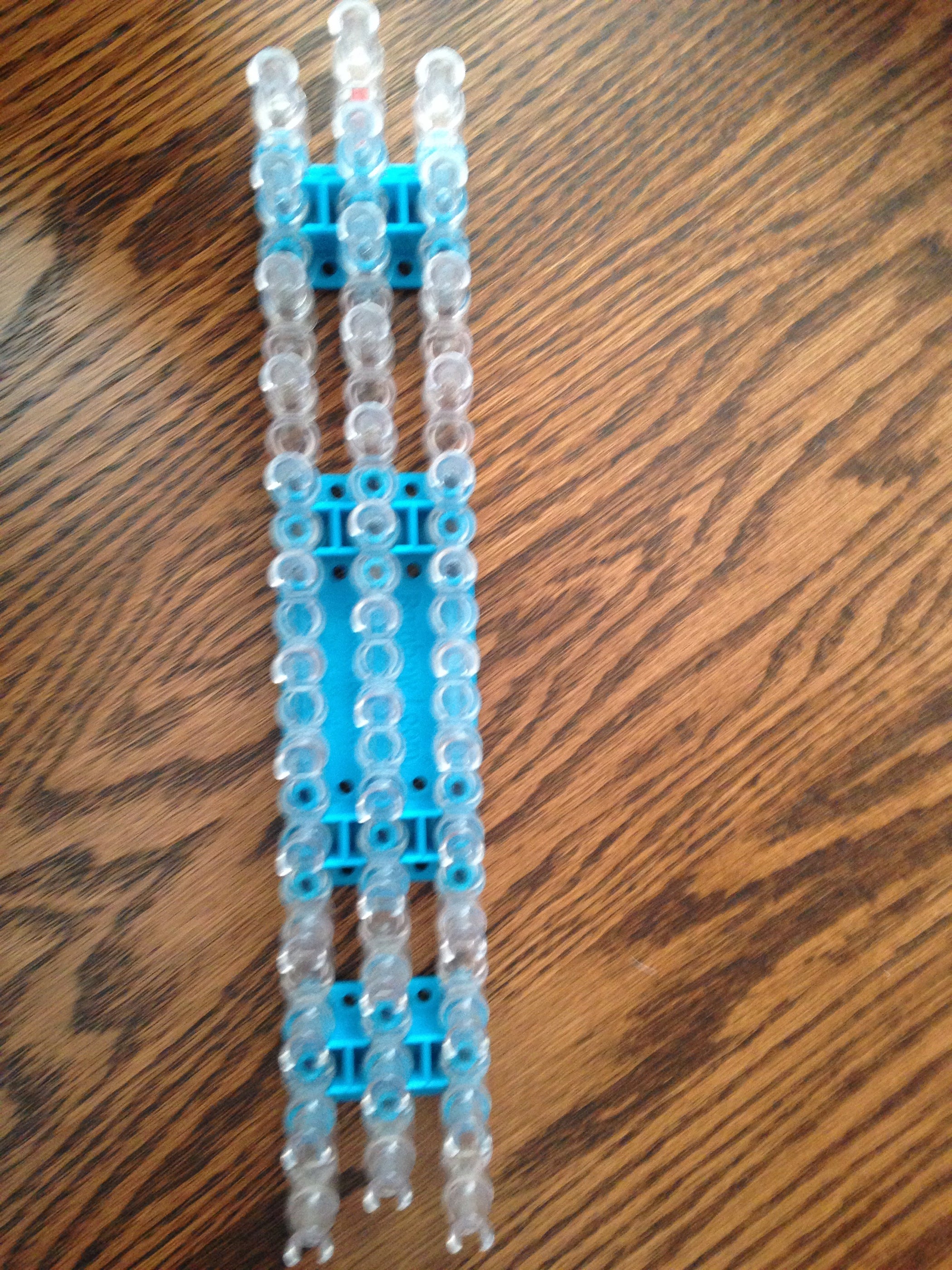 Rainbow Loom Chain Bracelet 10 Steps Instructables