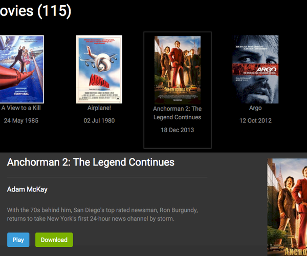 Raspberry Pi Movie Server