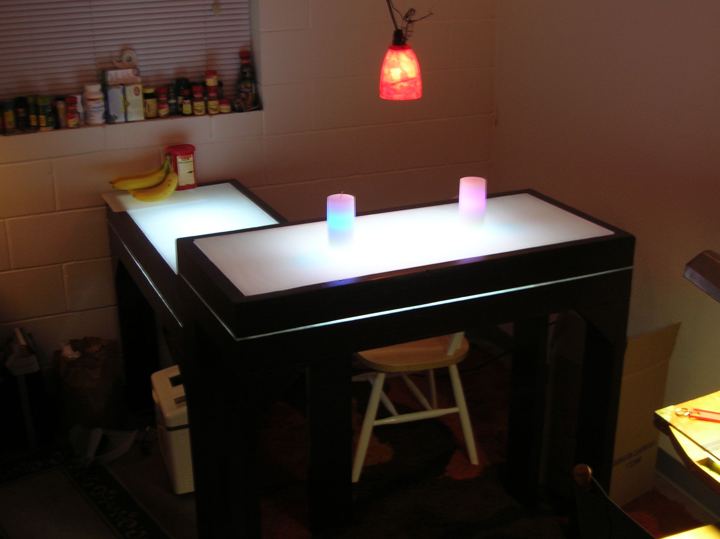 LightUp Bar Table! 9 Steps Instructables